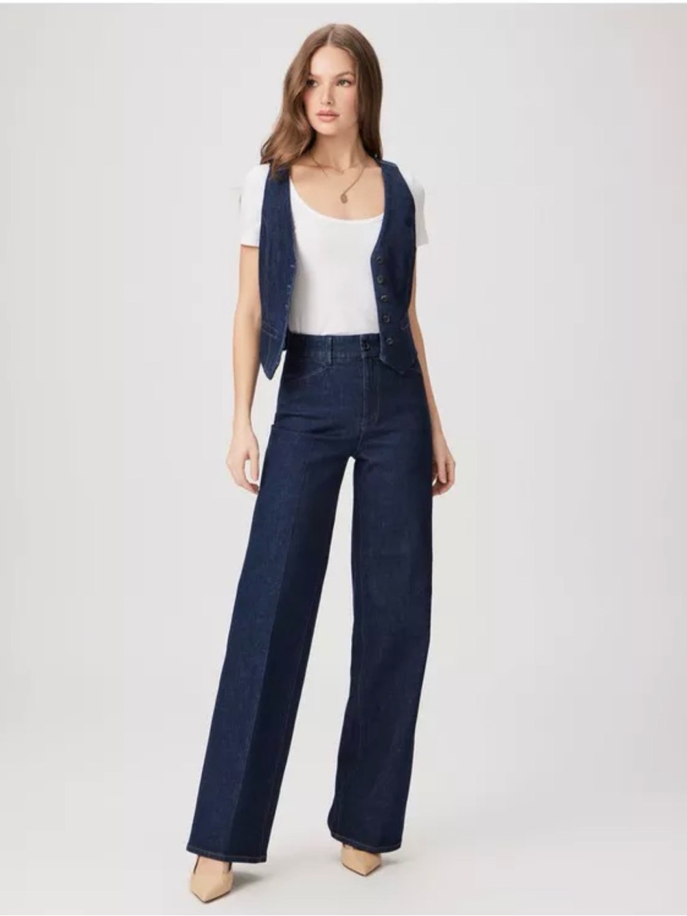 PAIGE Sasha Wide Leg Jean. Size 29